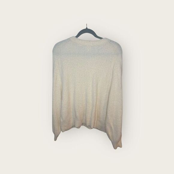Aerie Flurry Crewneck Sweater in Vintage Vanilla Size Medium - Picture 5 of 8